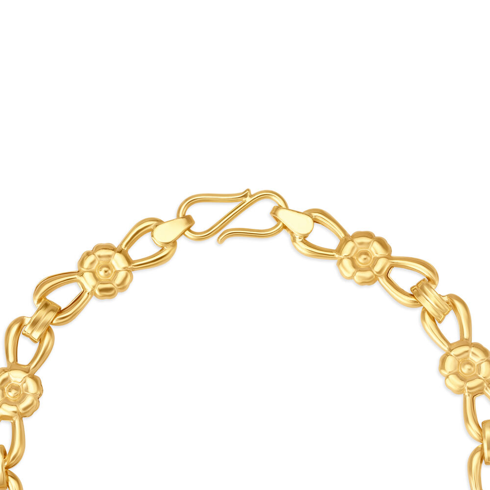 Gold link bracelet deals mens
