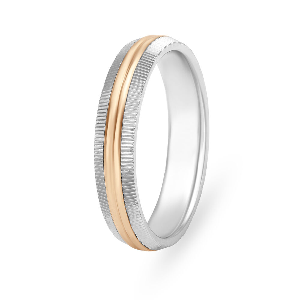 Platinum with best sale gold ring