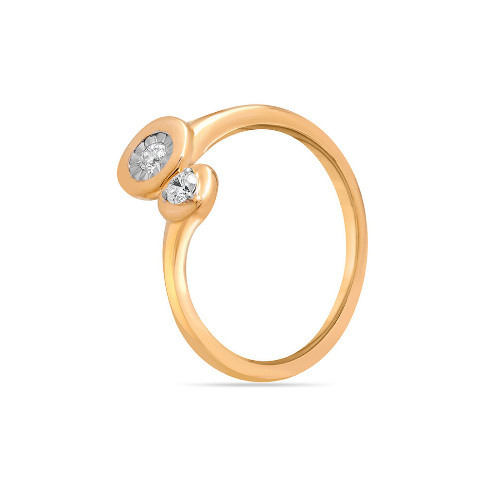 Buy Mamma Mia 18 KT Yellow Gold Bubble it Up Finger Ring at Best