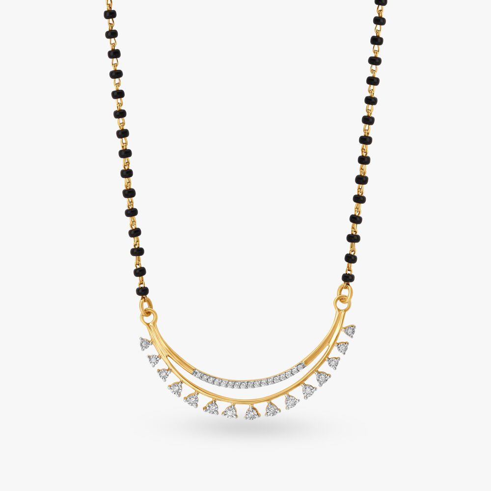 Gold mangalsutra store design by tanishq