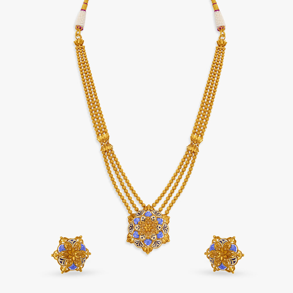 Gold necklace shop designs for women