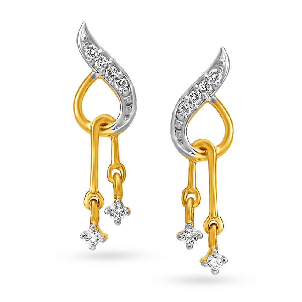 Tanishq gold earrings designs cheap with price