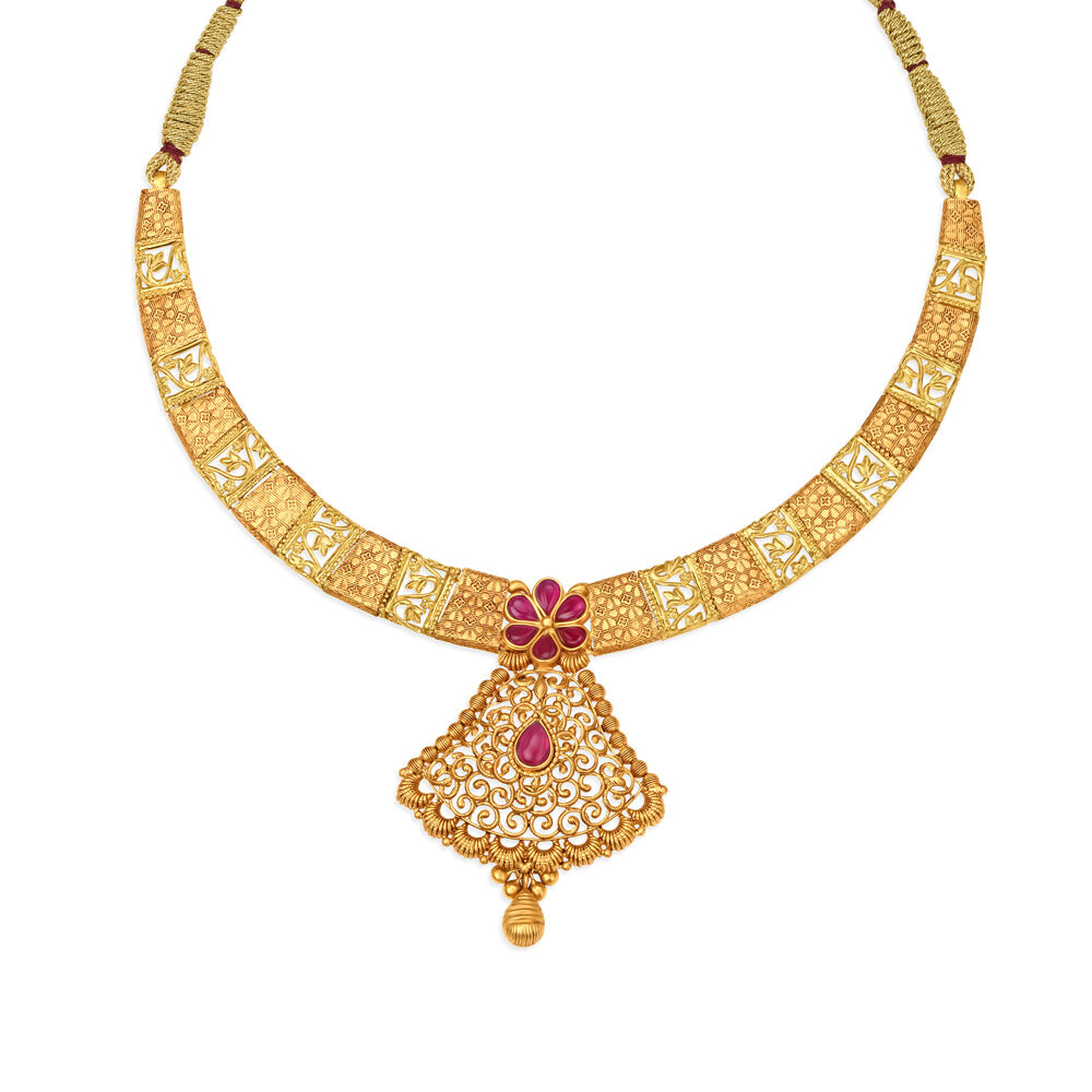 Buy Regional Gold Necklace Set at Best Price Tanishq UAE