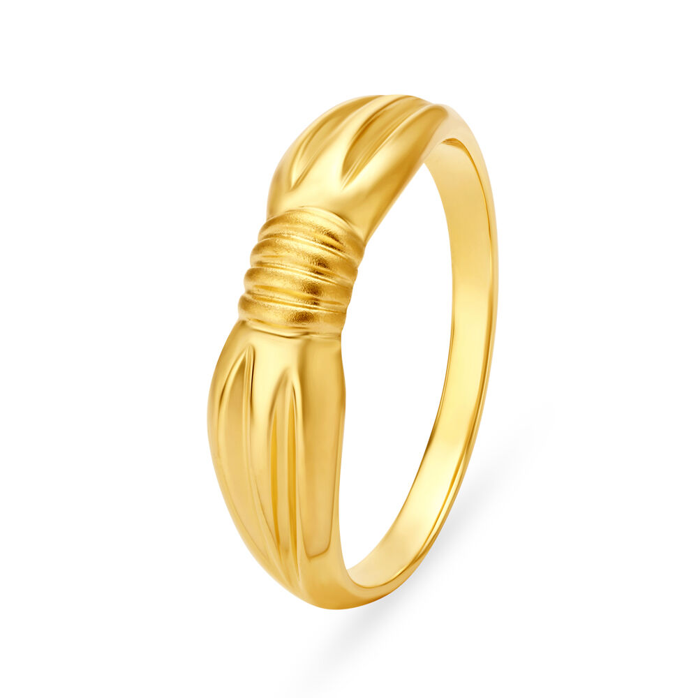 Tanishq gold ring deals design