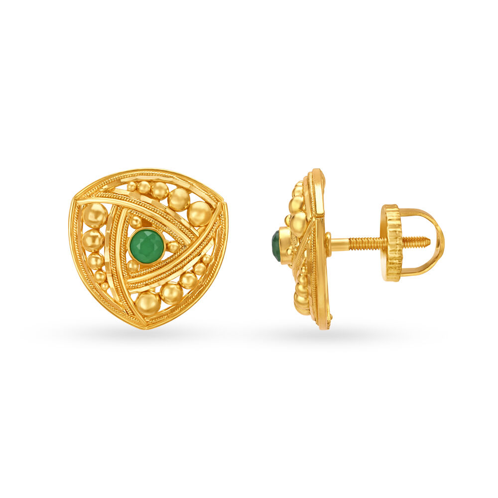 Gold ear tops designs with price top