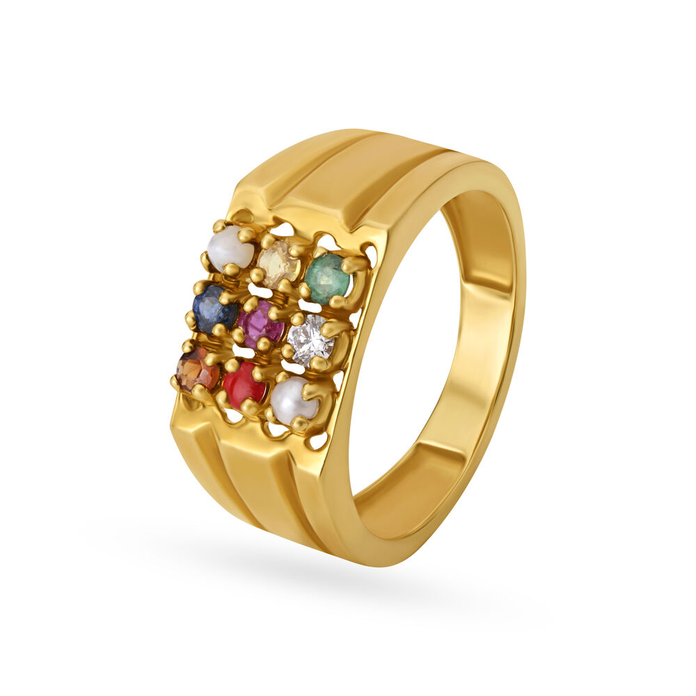 Navaratna ring price in store tanishq