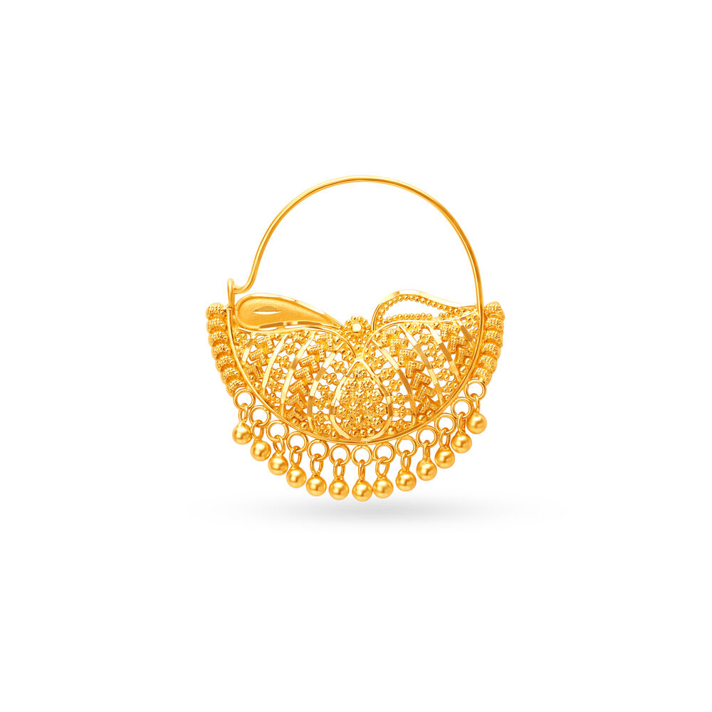 Tanishq gold nath top designs with price
