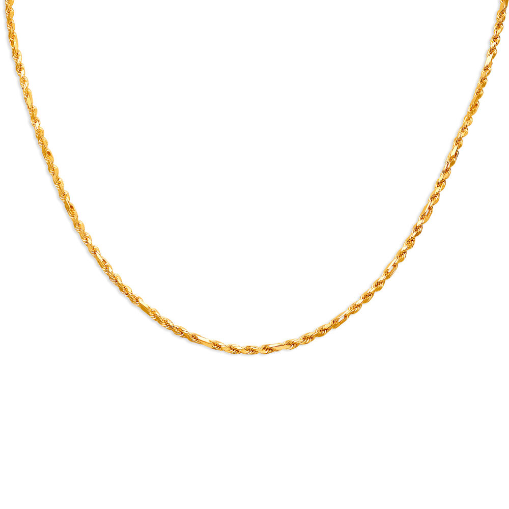Yellow gold chain sale