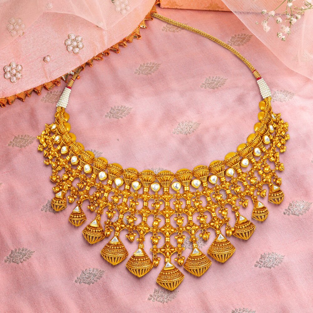 Tanishq bridal necklace deals price