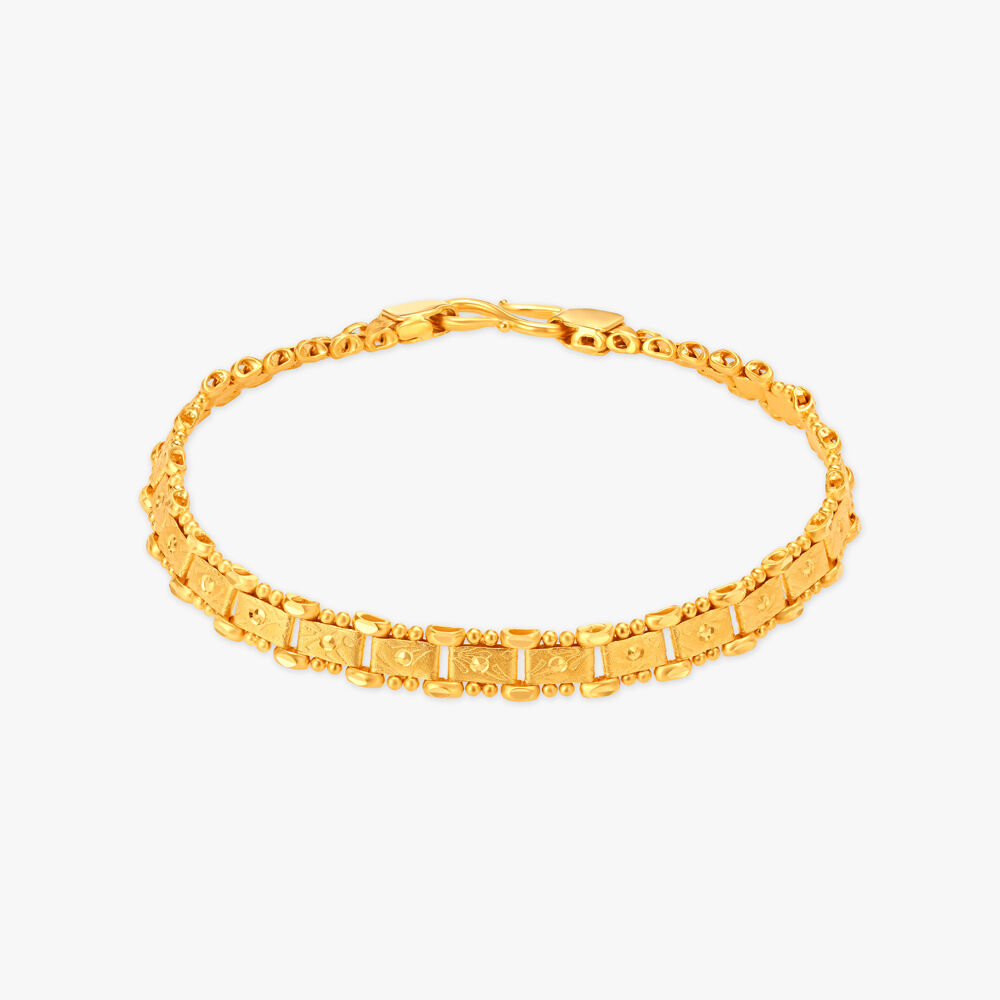 Male gold hot sale bracelet
