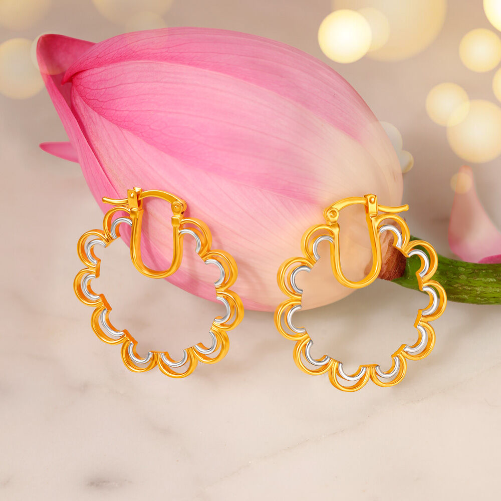 Tanishq on sale hoop earrings