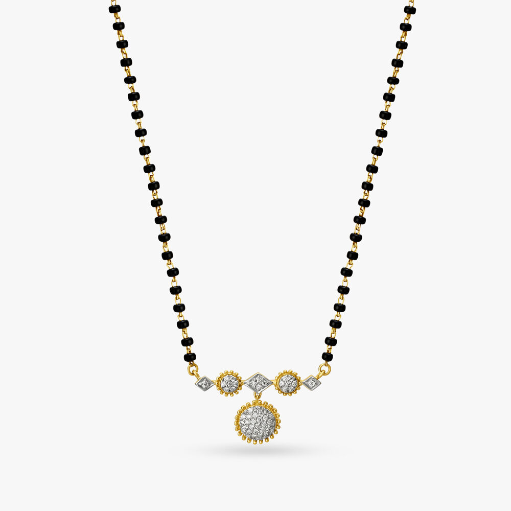 Tanishq mangalsutra deals pendant with price