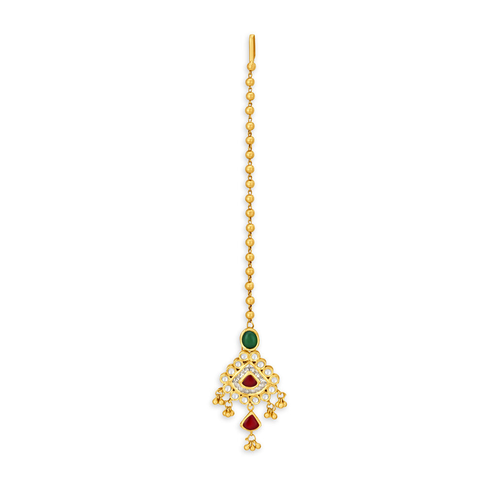 Buy Timeless Gold Maang Tikka for the Contemporary Bride at Best