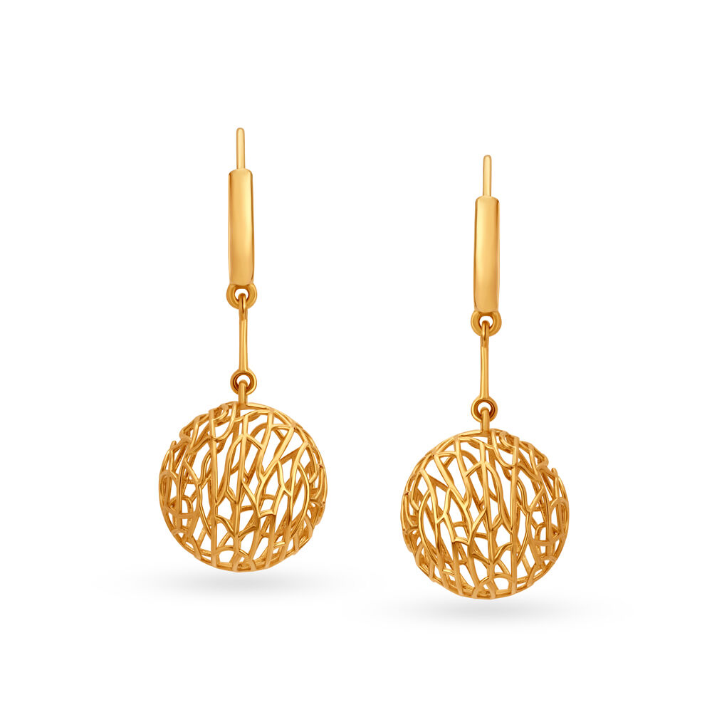 Tanishq shop hoop earrings