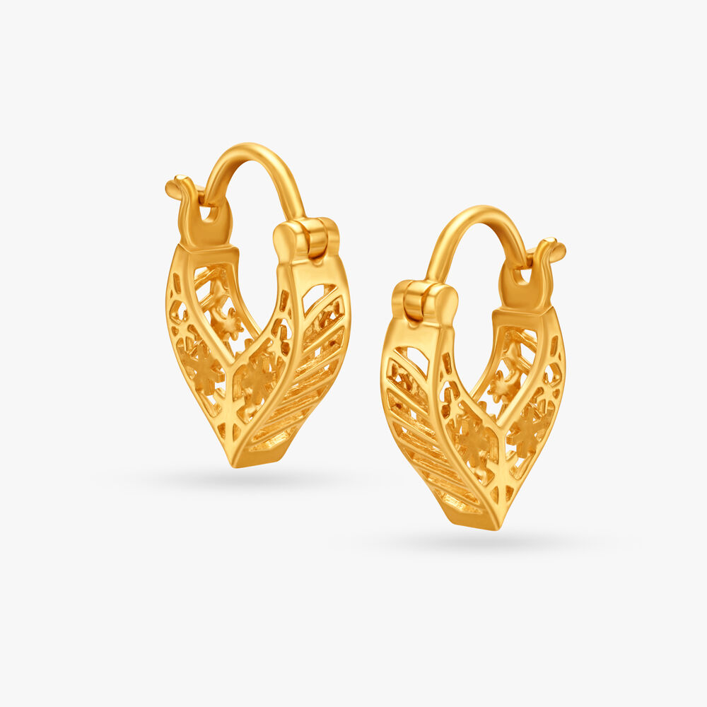 Tanishq on sale hoop earrings