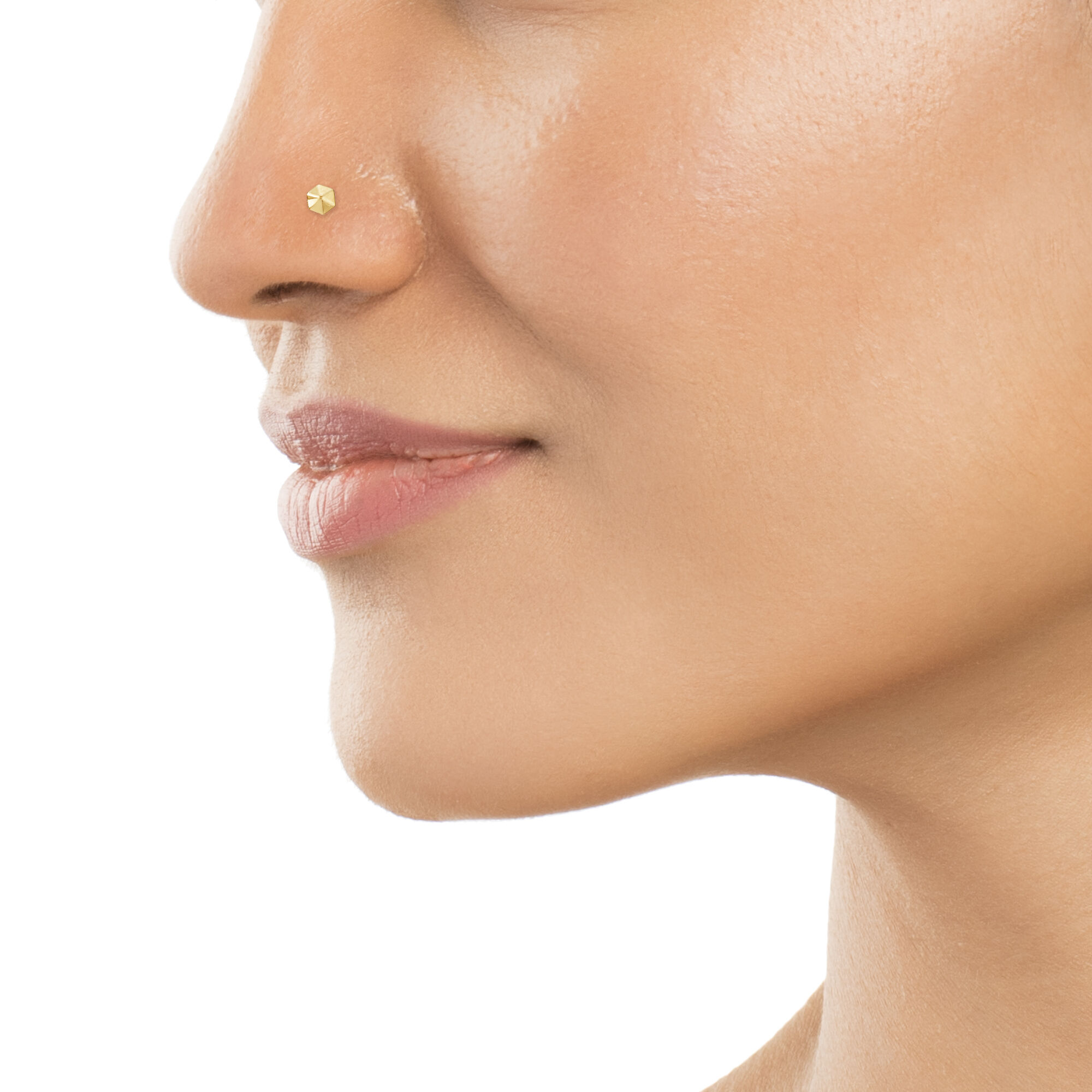 Buy Mia Everyday Essentials by Tanishq 18KT Yellow Gold Nose Pin