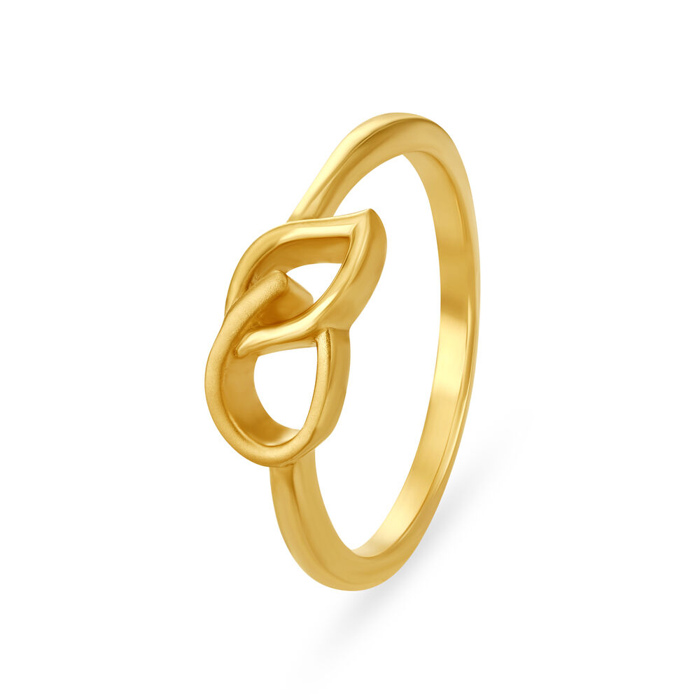 Simple gold ring design for female images with store price