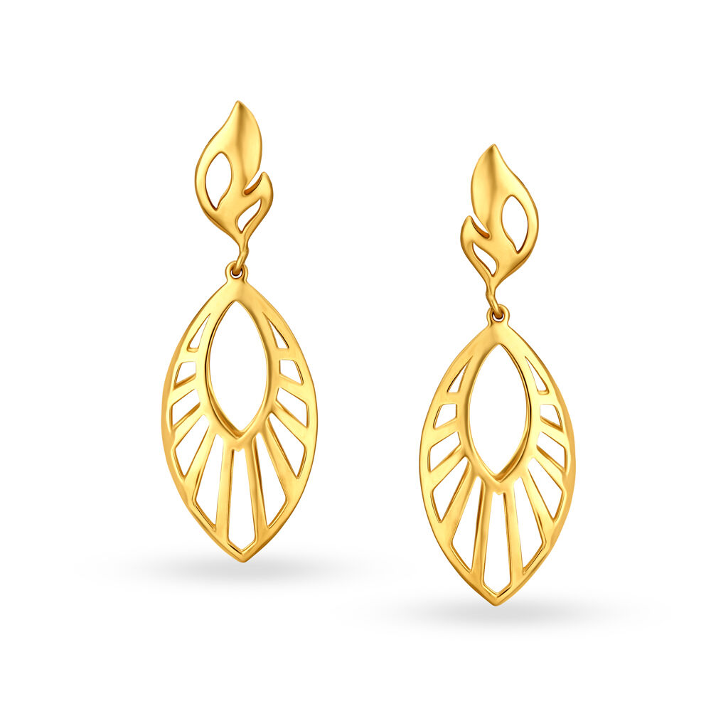 Gold earrings new arrivals fancy
