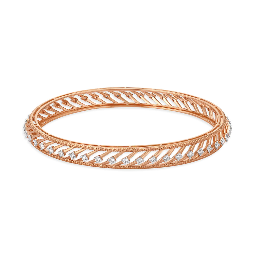 Tanishq rose gold shop bangles