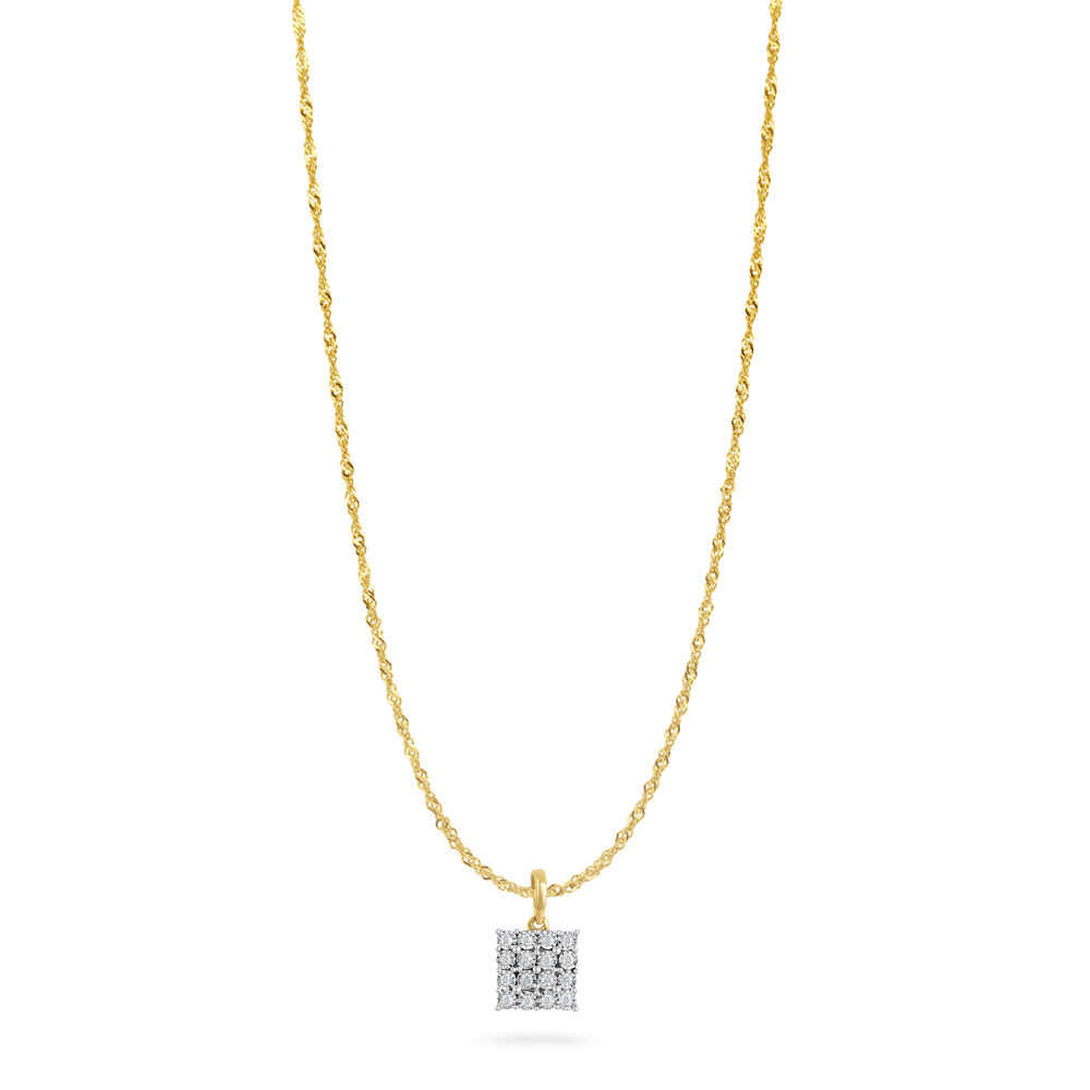 Diamond sales gold pendant