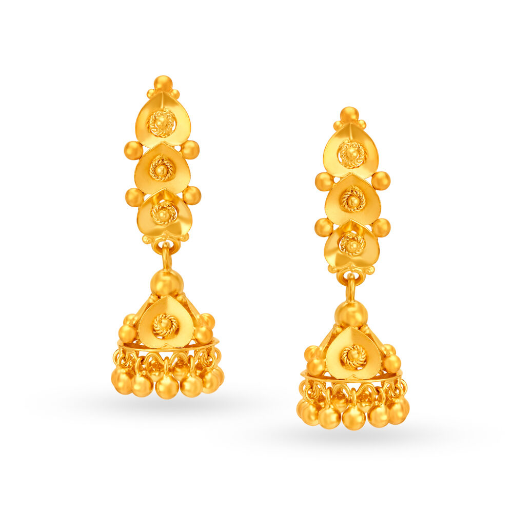 Gold jhumki shop