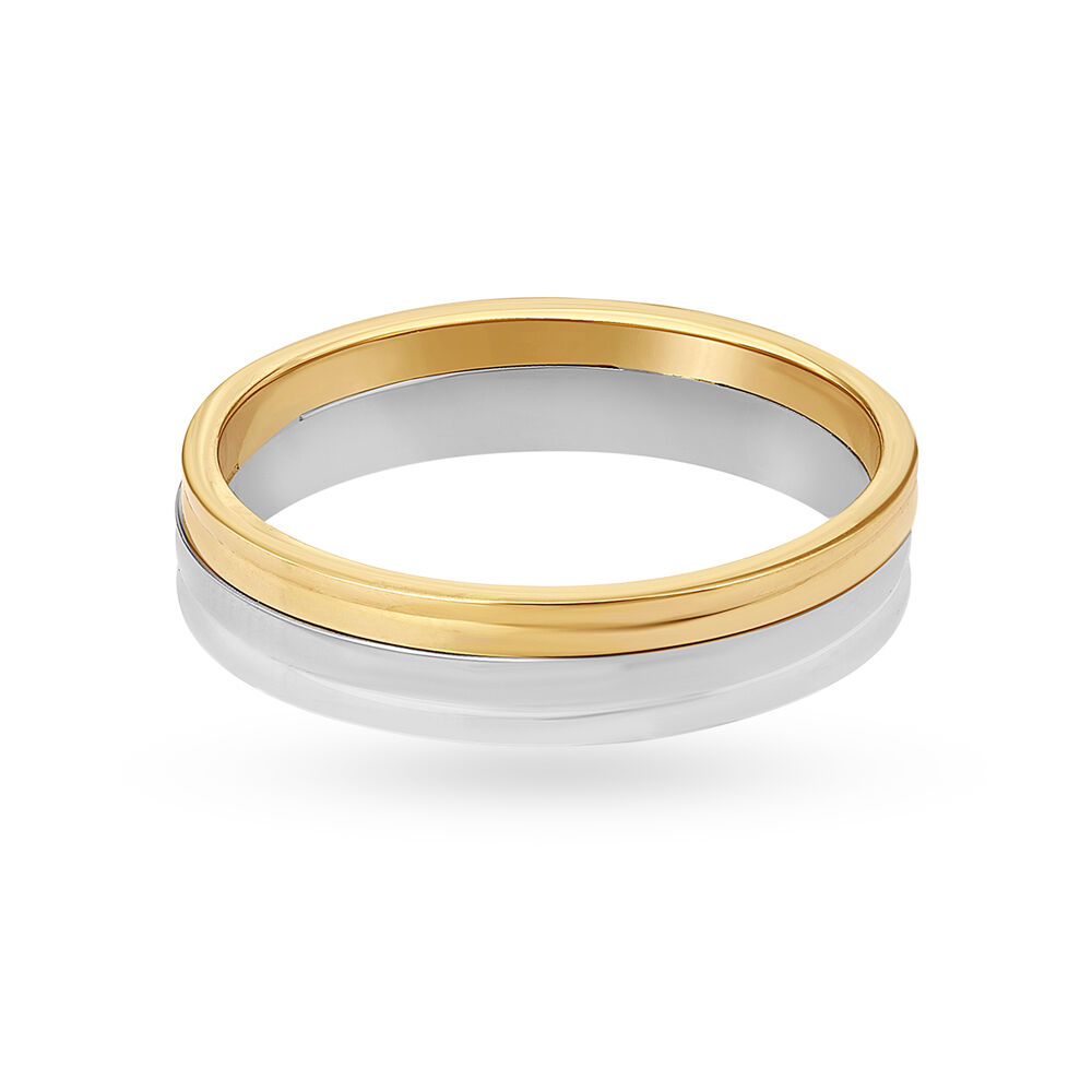 Platinum with best sale gold ring