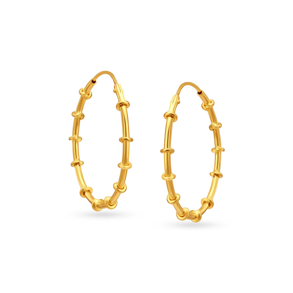 Tanishq hoop earrings discount