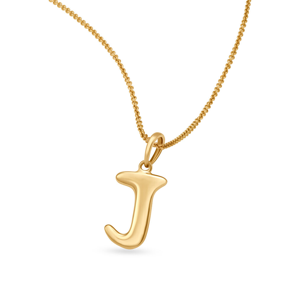 J pendant gold deals