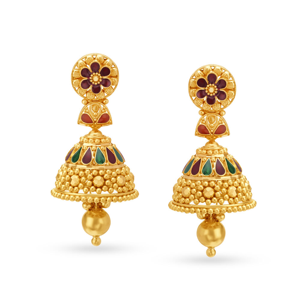 Jhumki gold new arrivals