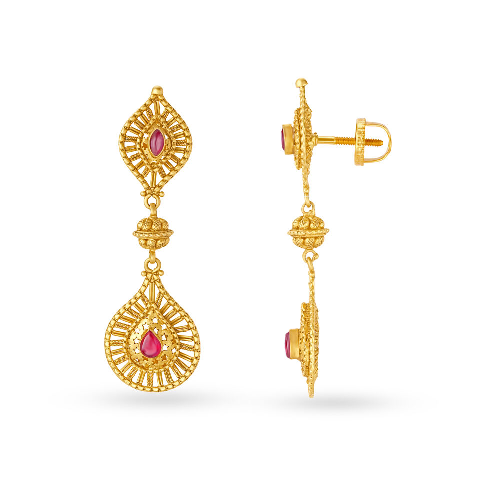 Tanishq gold earrings designs cheap with price