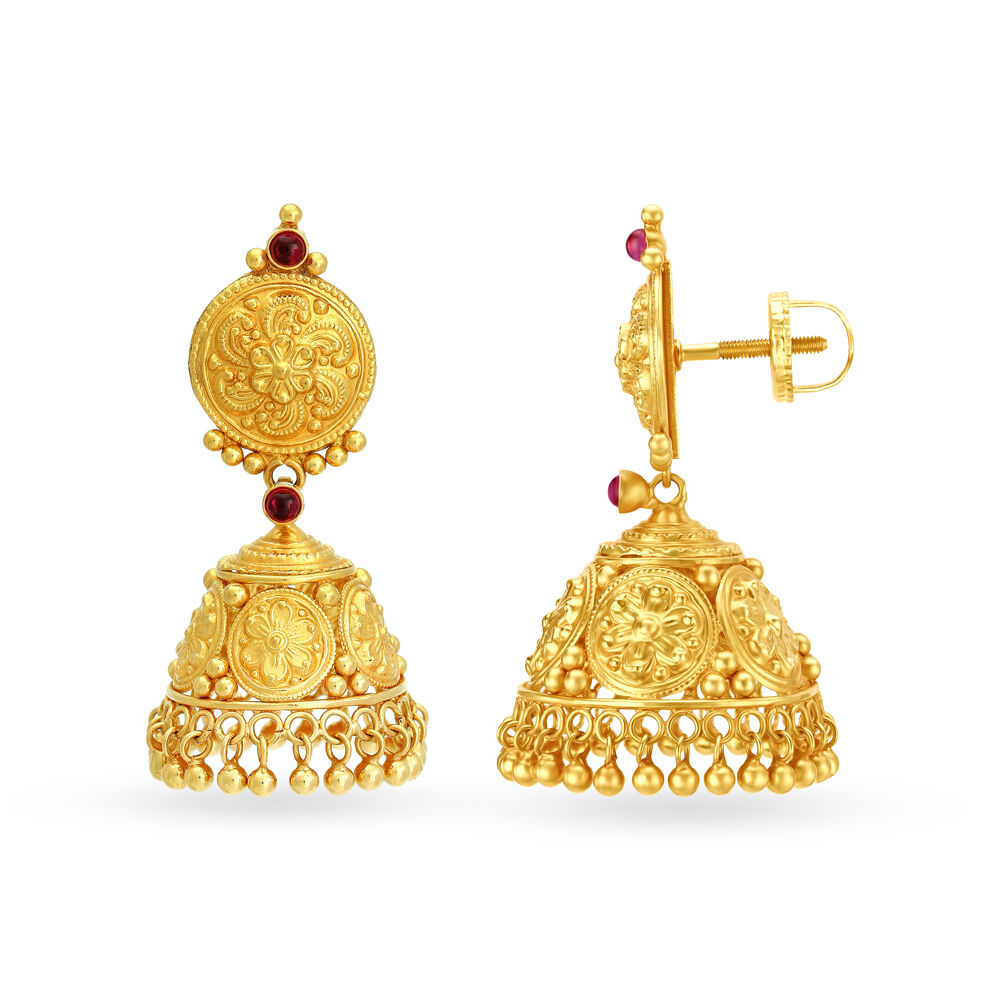 Malabar gold jhumkas with clearance price