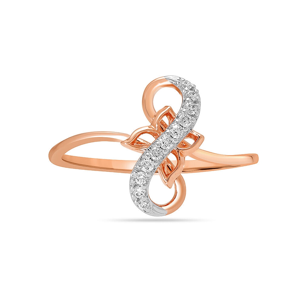 Rose gold hotsell infinity ring