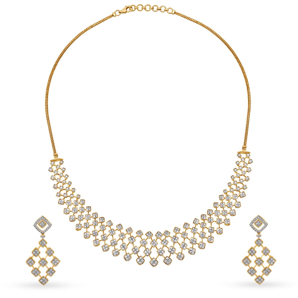 Diamond necklace hotsell from tanishq