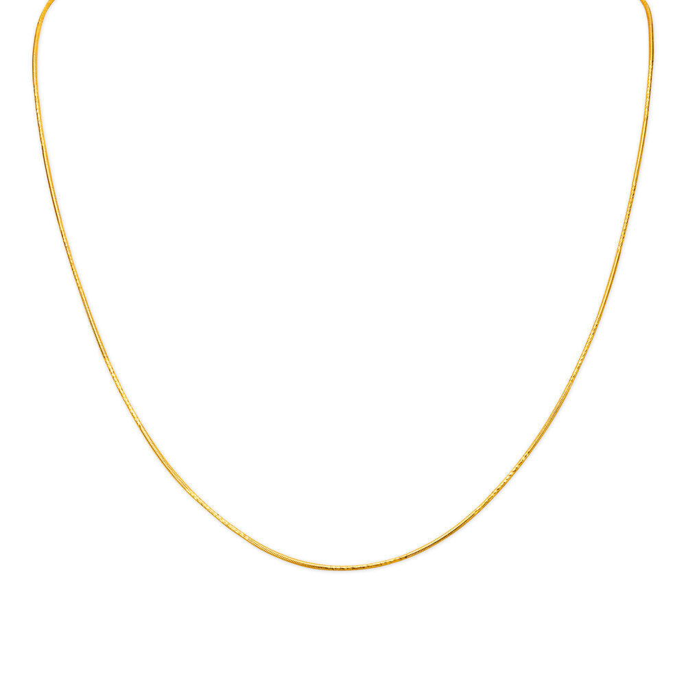 Buy 18 Karat Gold Chain at Best Price Tanishq UAE