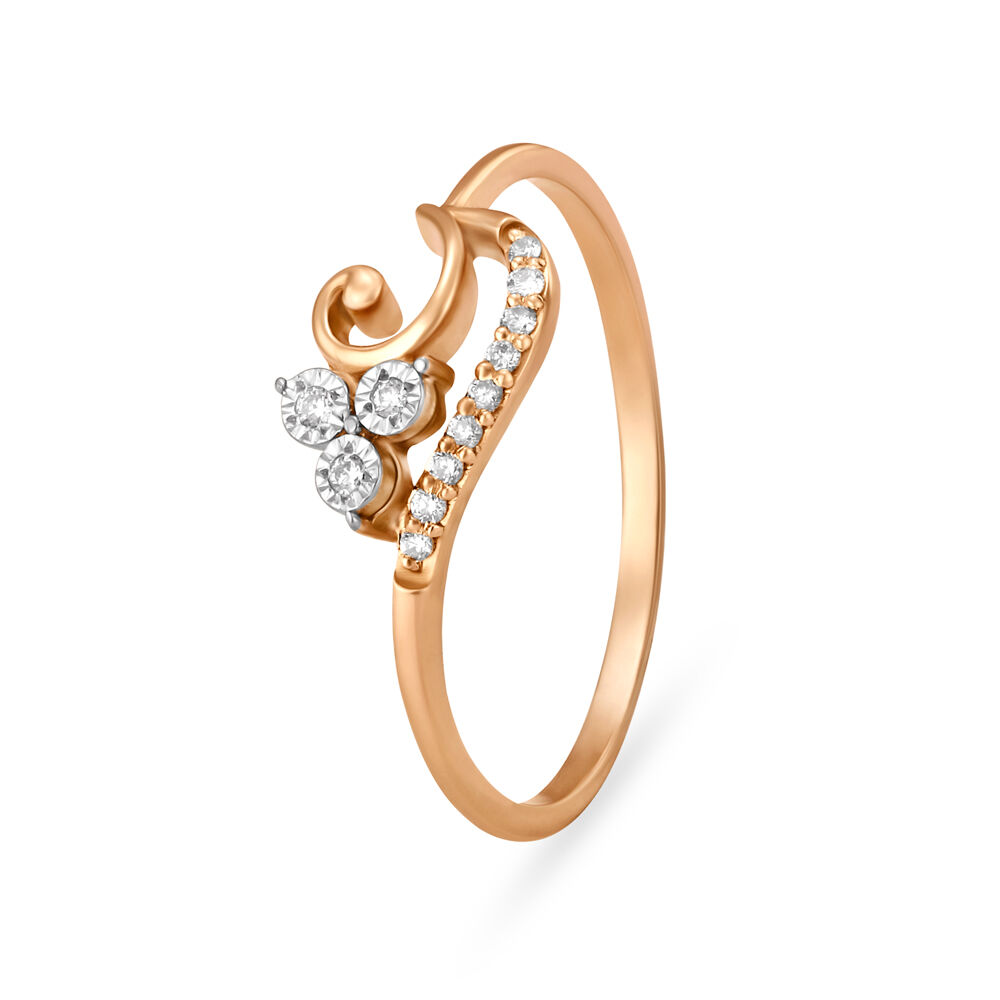 Tanishq rose gold clearance ring