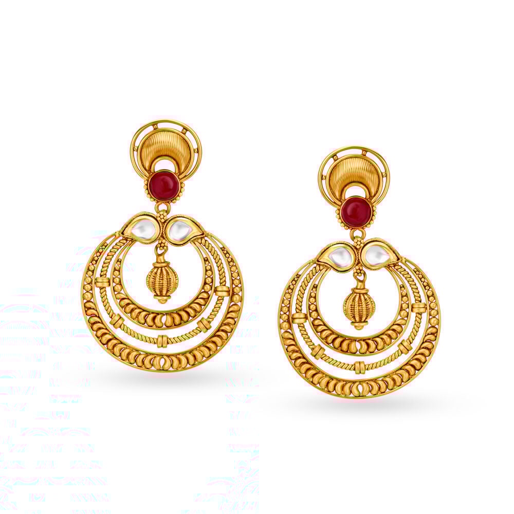 Gold earrings for clearance women with price