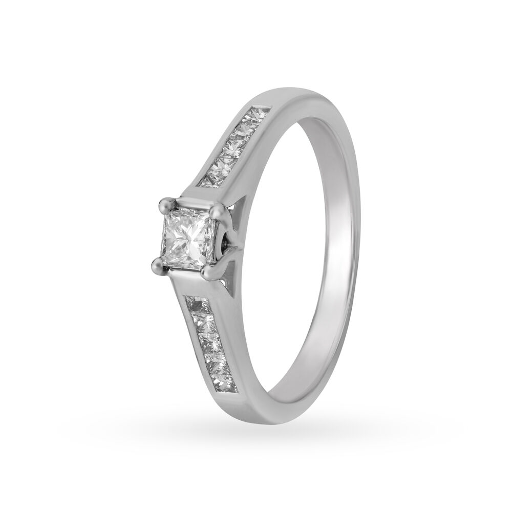 Tanishq exclusive platinum diamond ring designs price with weight tanishq  platinum finger ring - YouTube