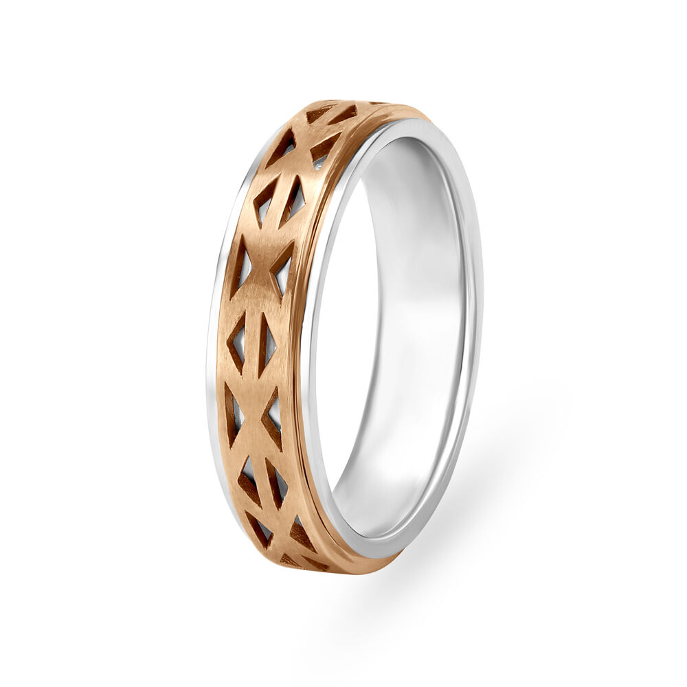 Platinum with best sale gold ring