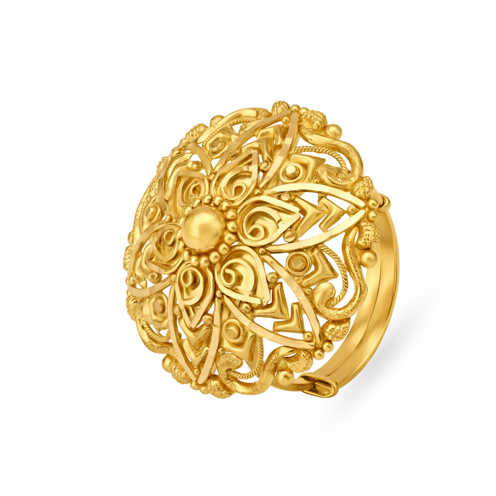 Tanishq gold ring deals design
