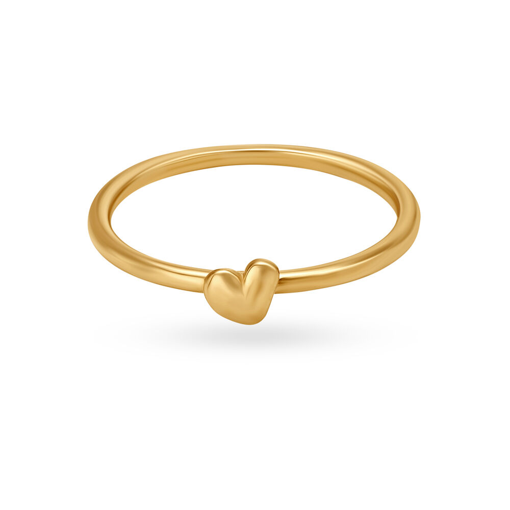 Heart shaped online ring gold