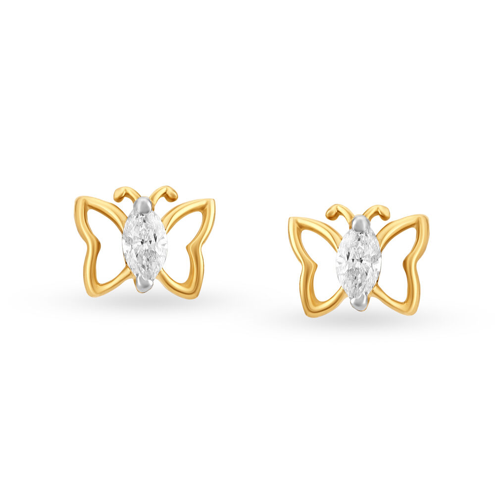 Tanishq diamond ear studs deals with price