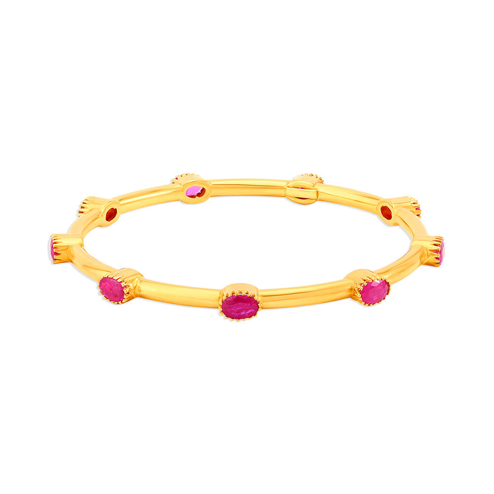 Tanishq gold 2025 ruby bangles