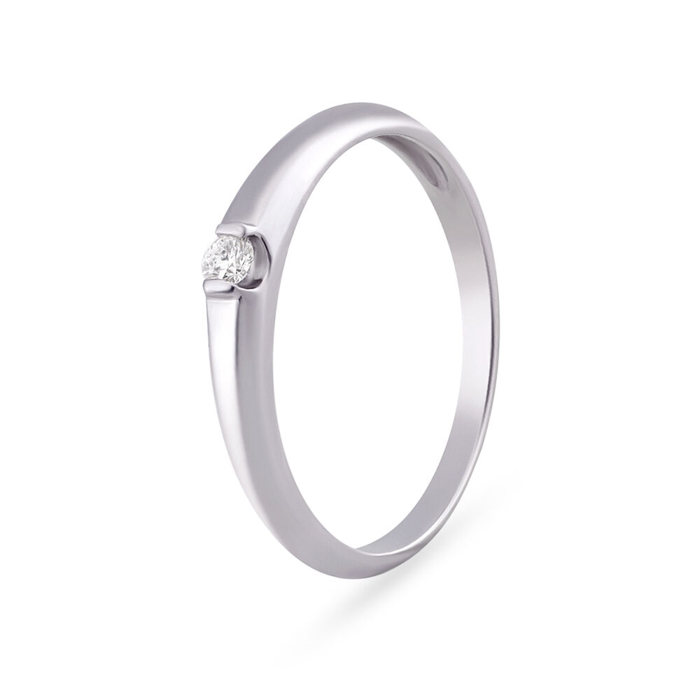 Subtle Platinum Diamond Ring