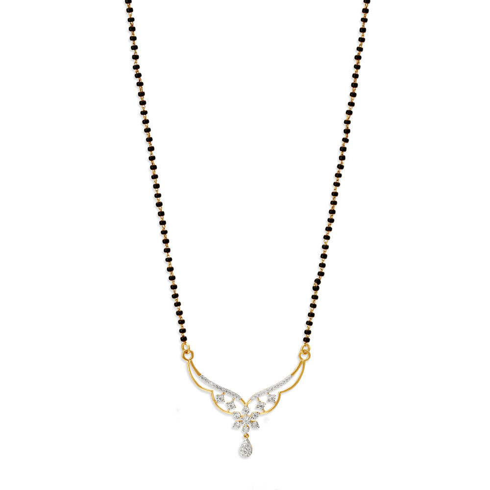 Diamond pendant store for mangalsutra