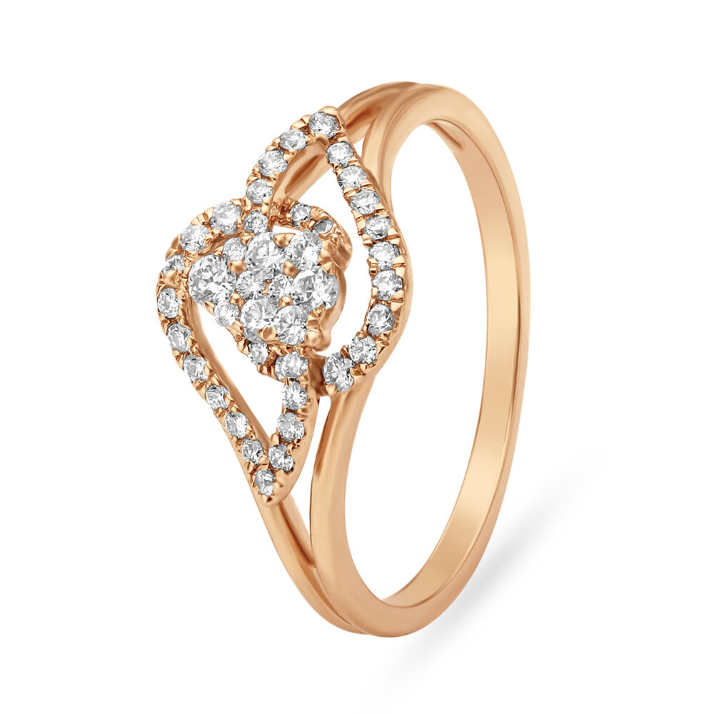 Tanishq rose gold clearance ring