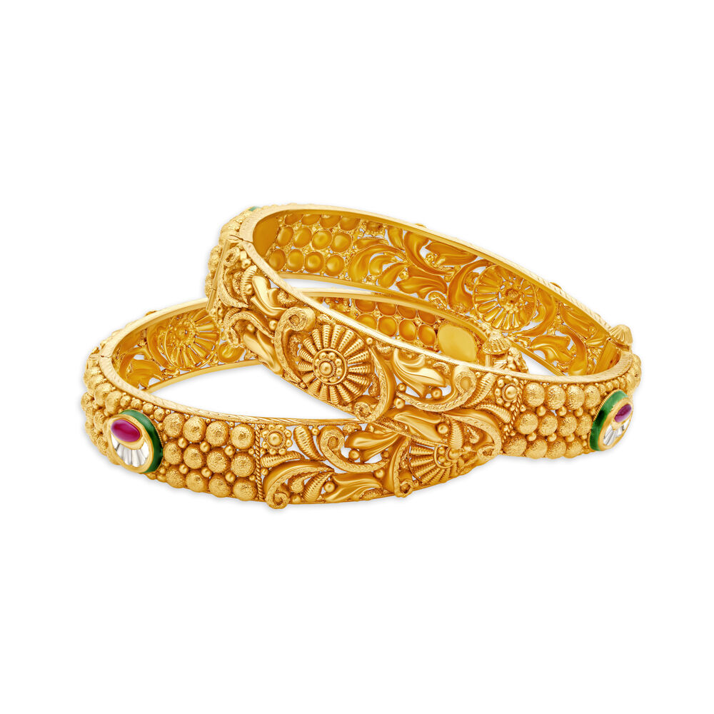 Tanishq kundan bangles hotsell