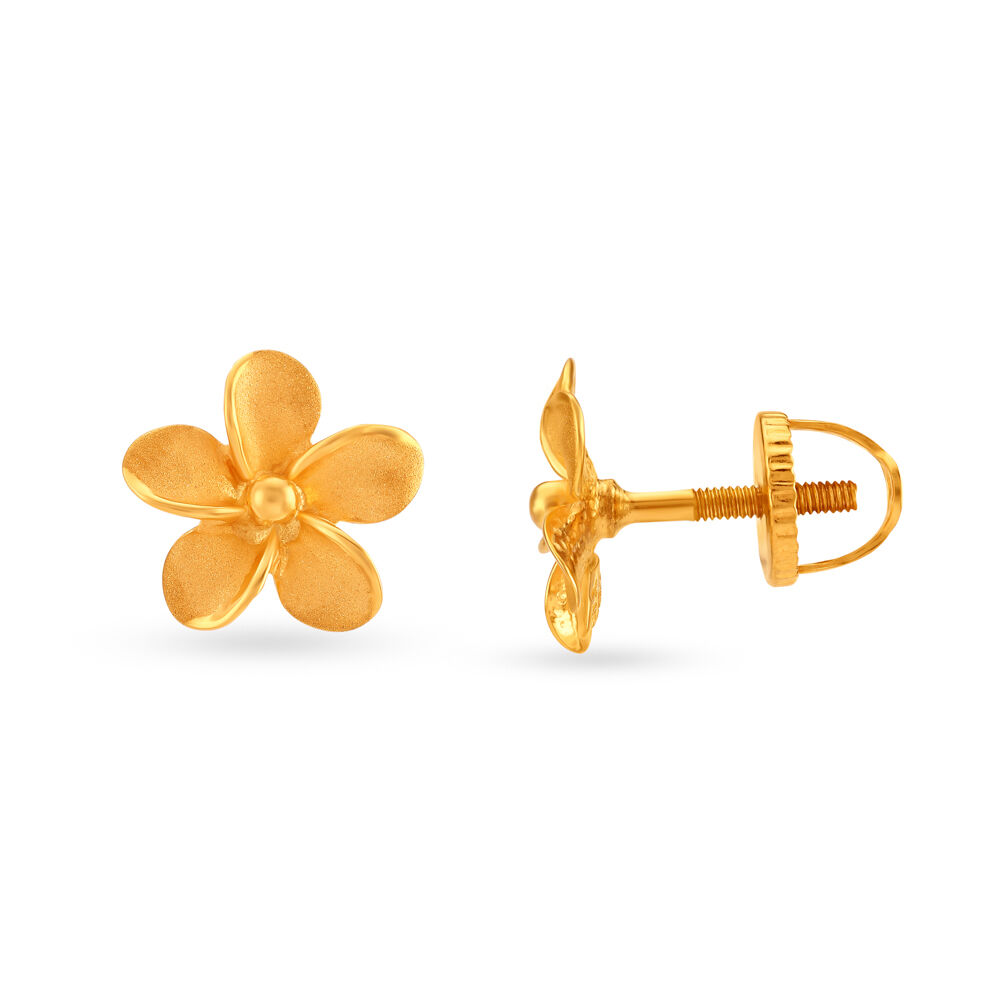 Tanishq gold cheap earrings design