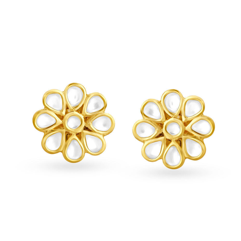Buy Charming Gold Star Pattern Stud Earrings at Best Price
