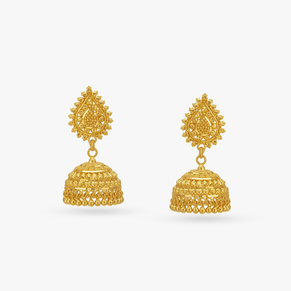 Tanishq earrings sale jhumka
