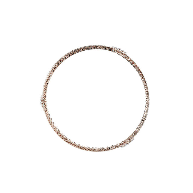 Diamond encrusted Dancing Bangles finished in 18kt Rose Gold 2